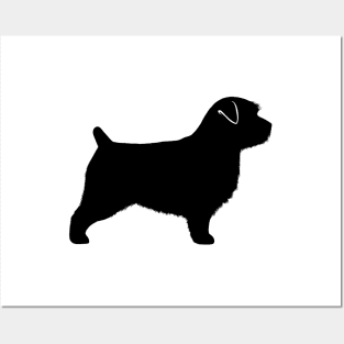 Norfolk Terrier Silhouette Posters and Art